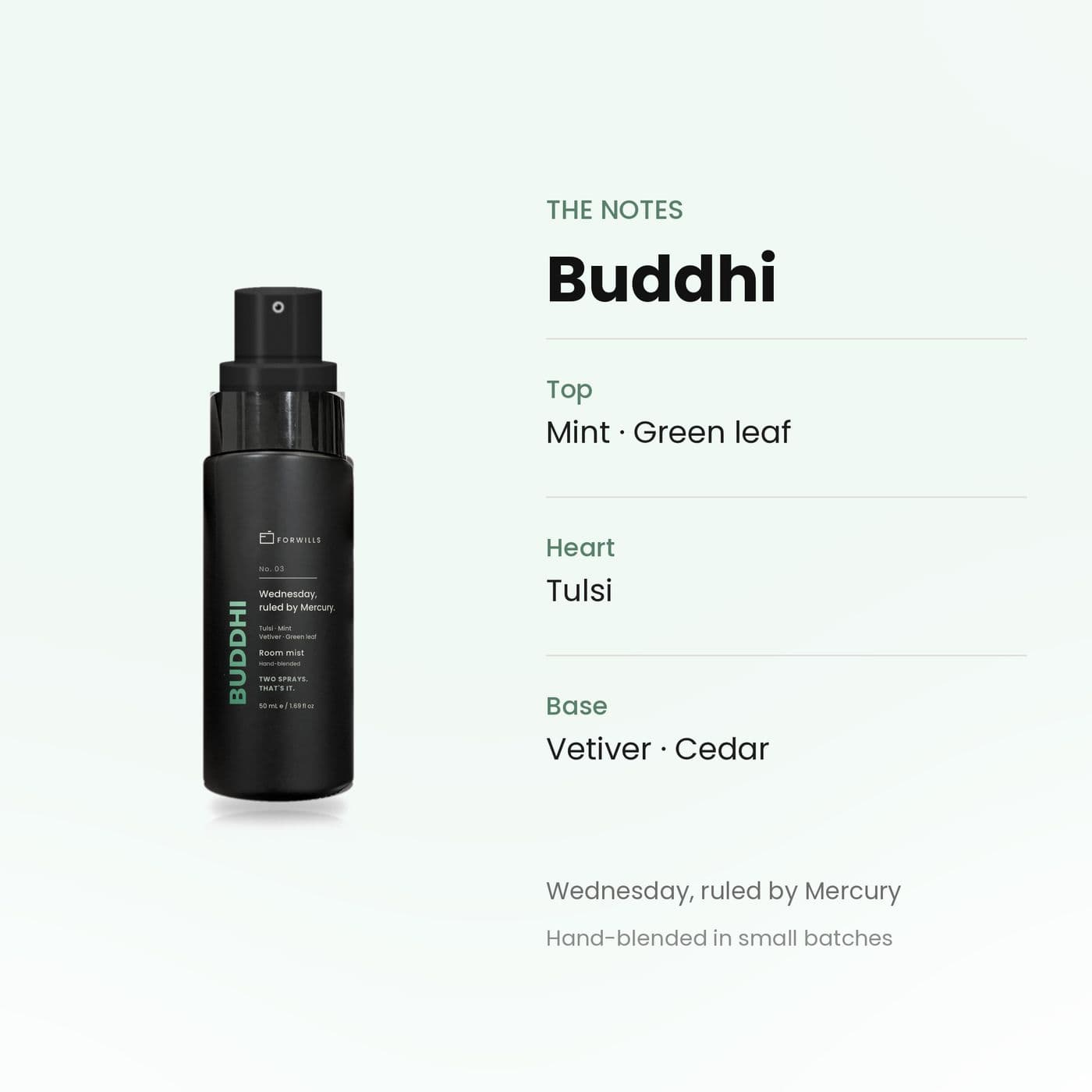 Forwills Buddhi Room Mist 50 ml, view 3