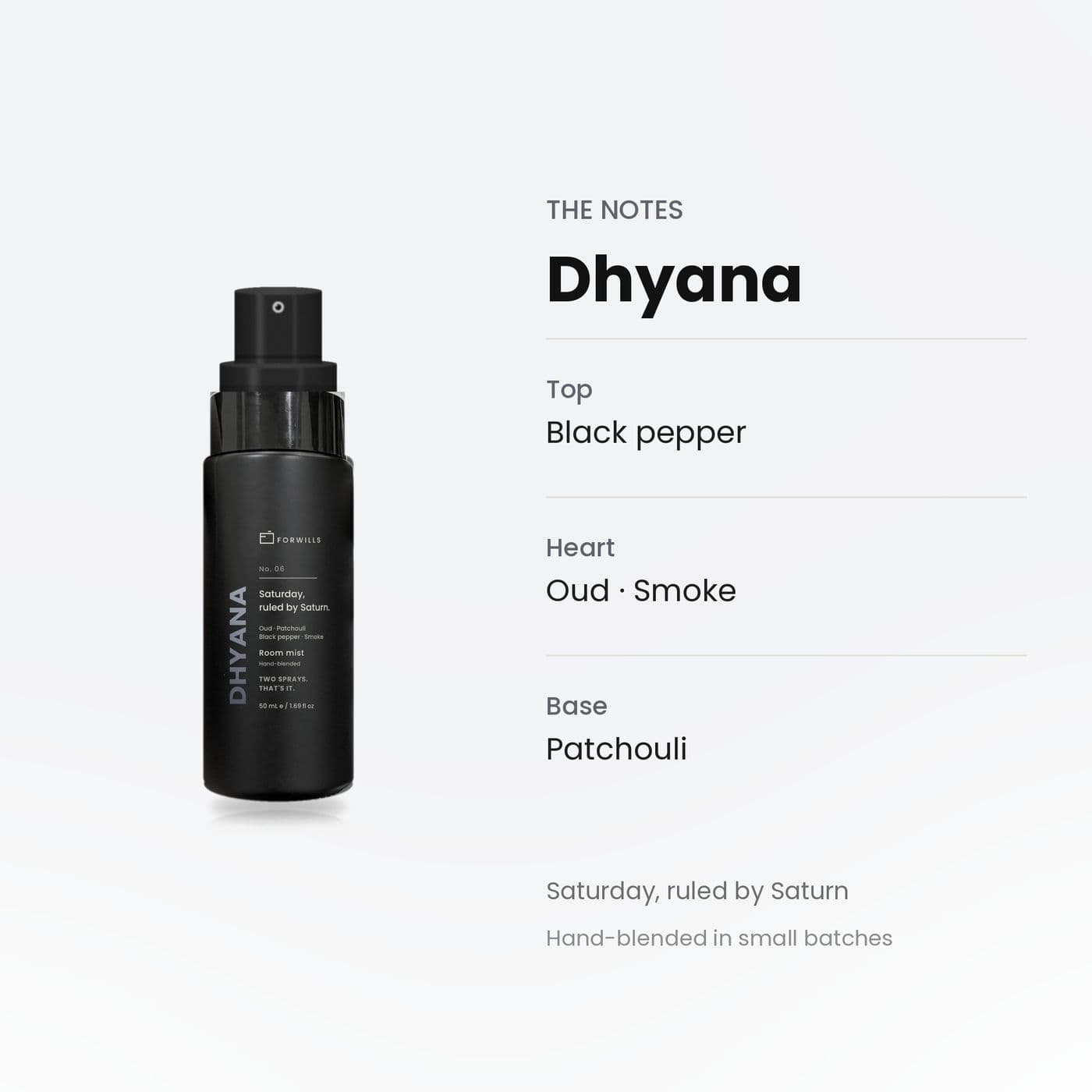 Forwills Dhyana Room Mist 50 ml, view 3