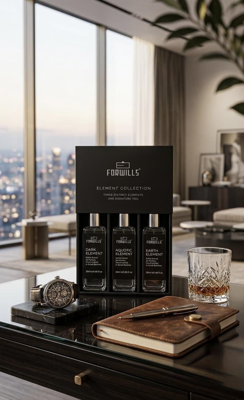 Forwills Element Collection Trio: Dark, Aquatic & Earth Element (3 x 20 ml), view 4