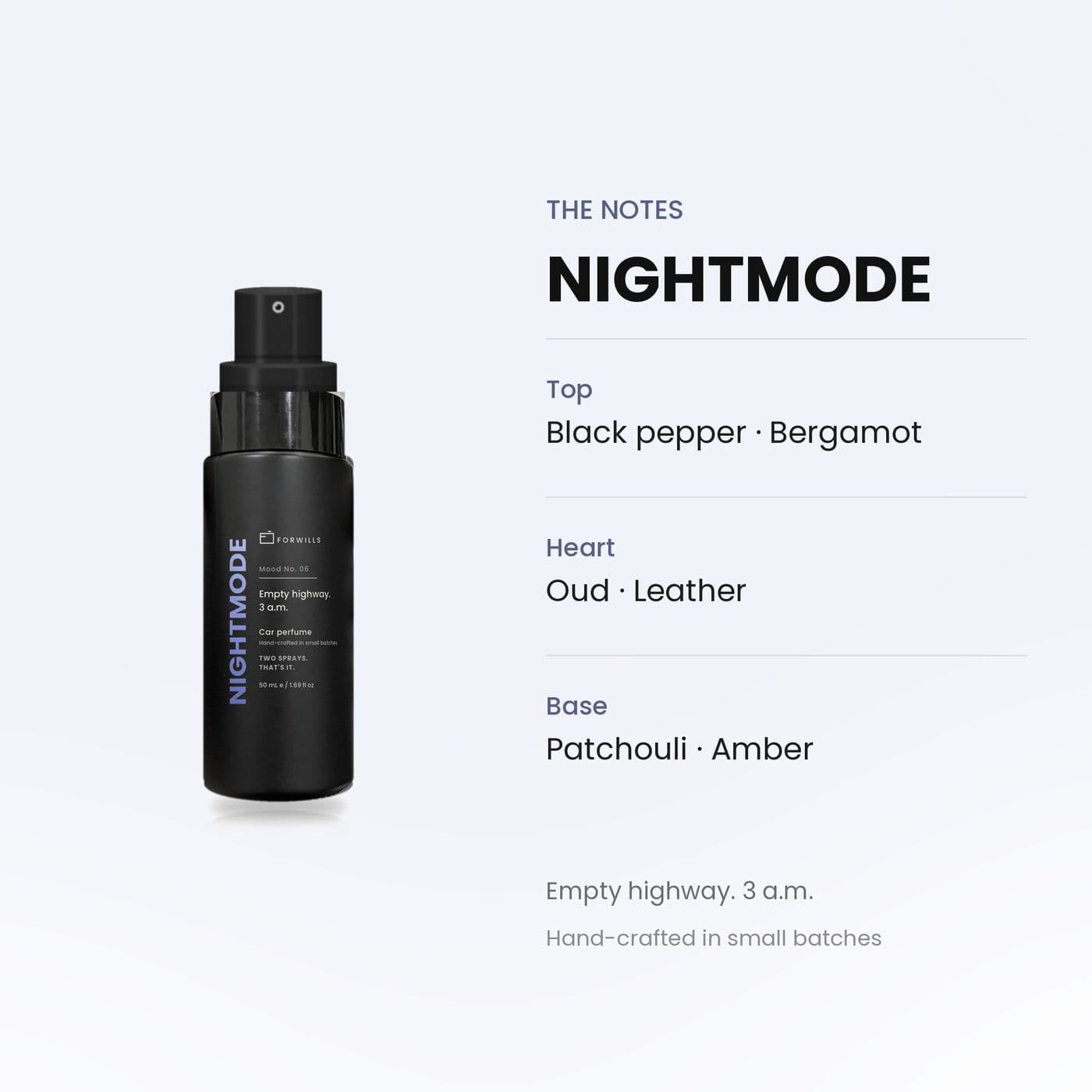 Forwills NIGHTMODE Car Perfume 50 ml, view 3