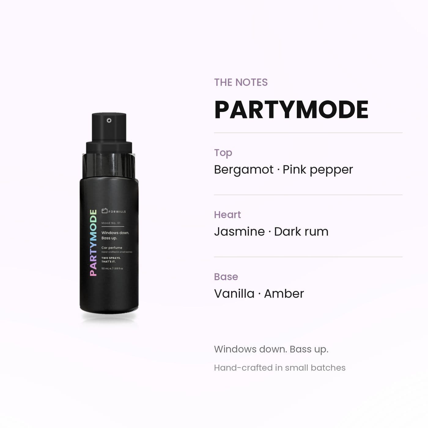 Forwills PARTYMODE Car Perfume 50 ml, view 3