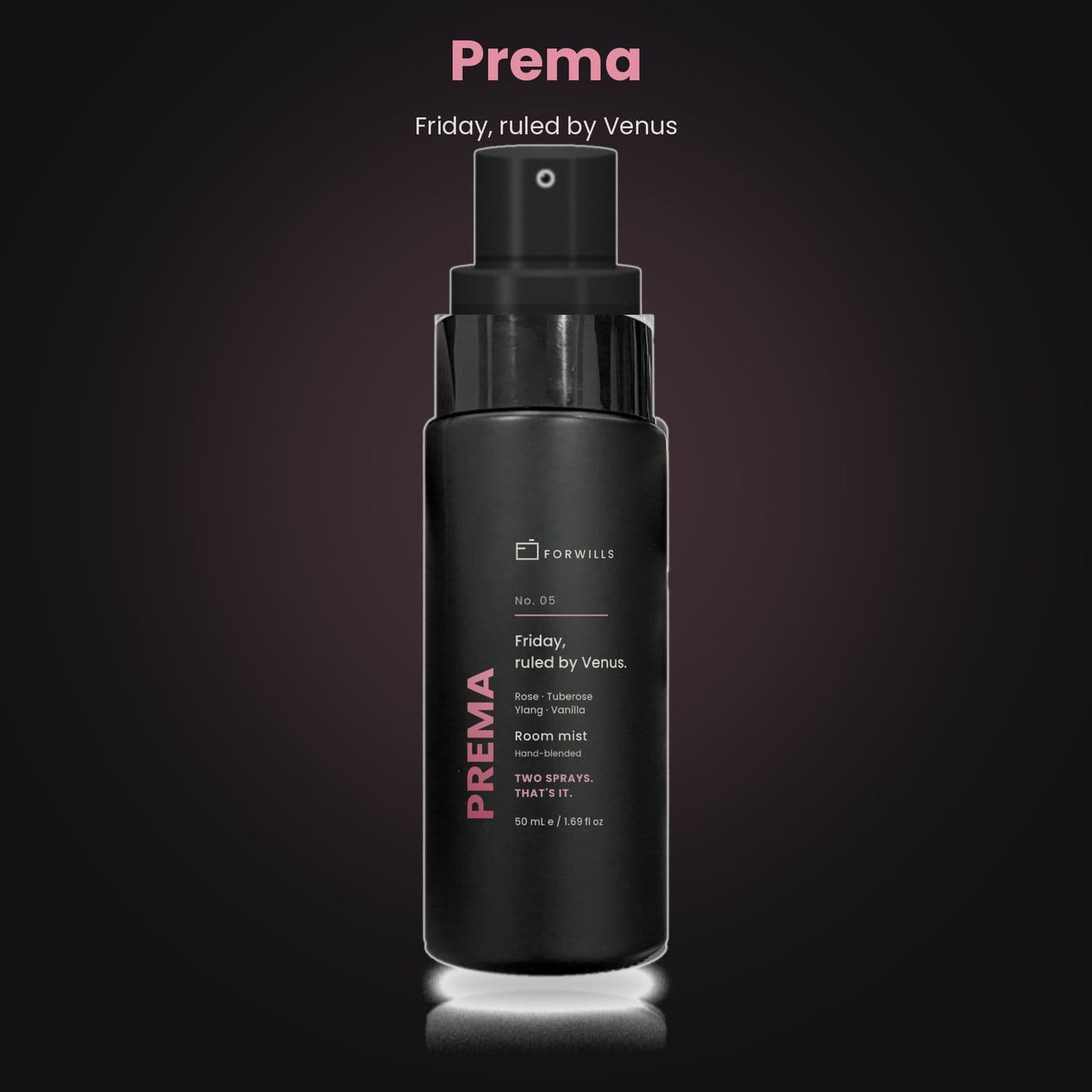 Forwills Prema Room Mist 50 ml, view 5