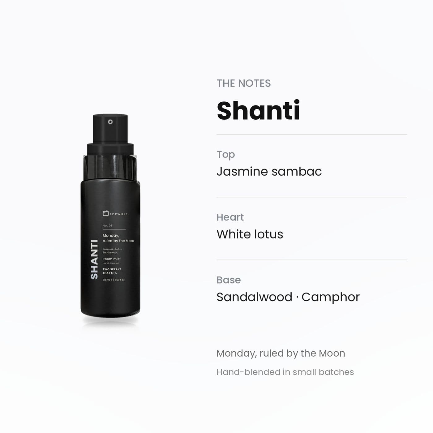 Forwills Shanti Room Mist 50 ml, view 3